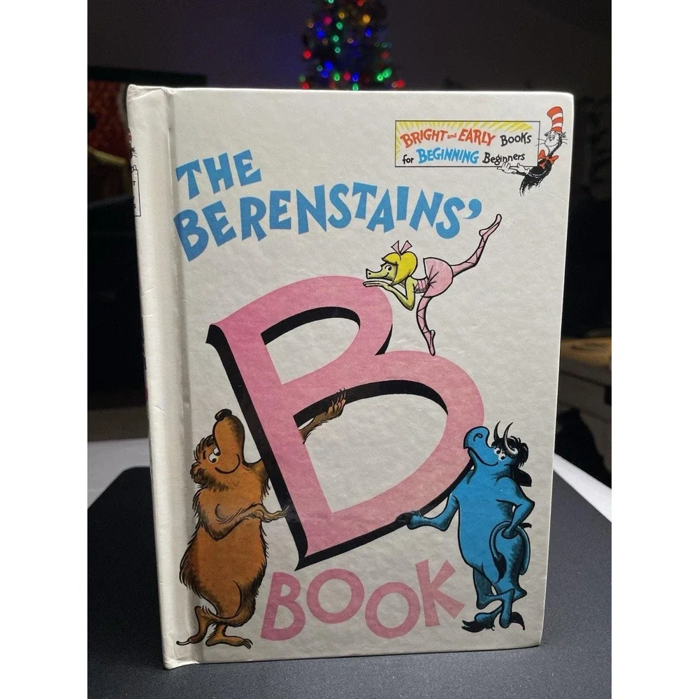 Vintage Cat in the Hat Books 1971 The Berenstains' B Book & 1999 Dinosaurs Lot 2